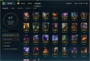 Conta League of Legends LOL
