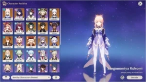 [AR 57] 12 Personagens T5, 4 Armas T5 Genshin Impact