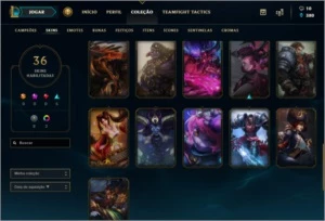 CONTA LOL , QUASE TODOS OS CHAMPS , MUITAS SKINS!!! - League of Legends