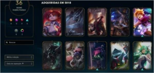 CONTA LOL , QUASE TODOS OS CHAMPS , MUITAS SKINS!!! - League of Legends
