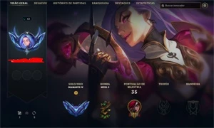 DIAMANTE 4, WR BOM, EMAIL NÃO CONFIRMADO + SKINS - LOL - League of Legends