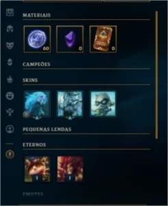 conta platina 1 smurf (email não confirmado) - League of Legends LOL