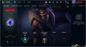 conta platina 1 smurf (email não confirmado) - League of Legends LOL