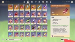 Ark 41 time full 5 estrelas - Genshin Impact