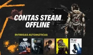 Conta Steam Coleção Offline E História (Melhor Preço)