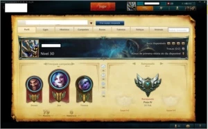 Conta league of legends antiga LOL