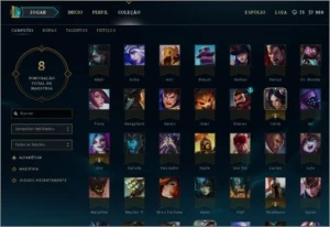 Conta prata 1 - Ganhando em média 27 pdl - League of Legends LOL