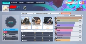 Conta overwatch - 4 armas douradas - passe ativado! - Blizzard