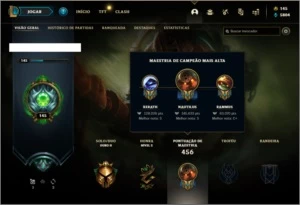 Conta ouro 2 com 131 champs e 94 skins - League of Legends LOL
