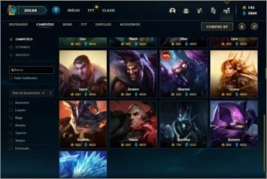 Conta ouro 2 com 131 champs e 94 skins - League of Legends LOL