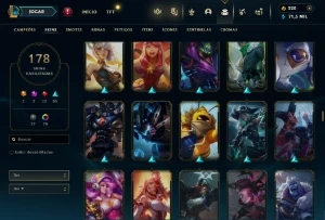 Fullacesso - Conta De 2013 - 178 Skins - Level 434 - 165 Cam - League of Legends LOL