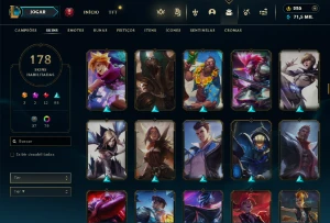 Fullacesso - Conta De 2013 - 178 Skins - Level 434 - 165 Cam - League of Legends LOL