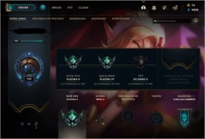 CONTA LEAGUE OF LEGENDS EX GRÃO MESTRE LOL