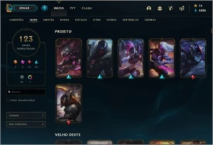 CONTA LEAGUE OF LEGENDS EX GRÃO MESTRE LOL