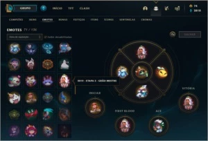CONTA LEAGUE OF LEGENDS EX GRÃO MESTRE LOL