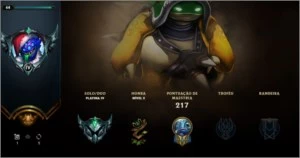 CONTA DE LOL PLAT4 RAMMUS REI - League of Legends
