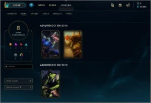 CONTA LEAGUE OF LEGENDS PLATINA2,ÓTIMA OPORTUNIDADE,MMR BOM! LOL