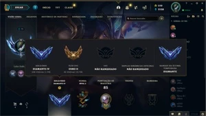 Conta D4 70 Skins - League of Legends LOL