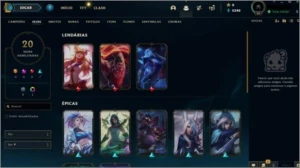 Conta Platina 4 - League of Legends LOL