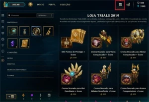 UPAR PASSE/CONTA - League of Legends LOL