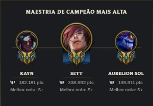 conta do LoL - Prata 3 - 103 Skins - League of Legends