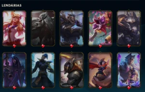 conta do LoL - Prata 3 - 103 Skins - League of Legends