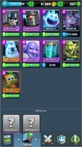CONTA NV 8 ARENA 9 // 5 LENDÁRIAS BOAS PRA COMBO - Clash Royale