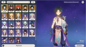 Xiao/Hutao/Venti/Zhongli/DilucKeqing/Jean e Armas 5* - Genshin Impact