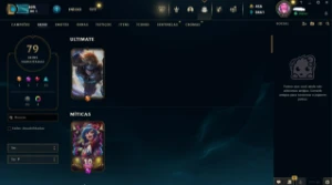 Conta 150 champions 70 skins
