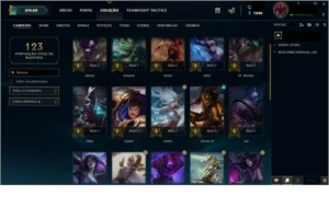 Conta de lol Diamante 4, 3 Skins e 10 Fragmentos de Skins - League of Legends