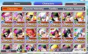 Conta end game do jogo Bleach Brave Souls