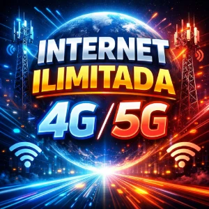 🌐 Internet Grátis 4G Ou 5G Acesso Vitalício - Outros