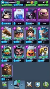 CONTA CLASH ROYALE LVL10 TODAS LENDARIA DO JOGO 69DE70