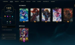 Conta 2012. Skin Rara Rammus Rei e Vitoriosa de 2013, 475nv - League of Legends LOL