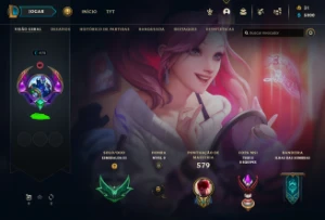 Conta 2012. Skin Rara Rammus Rei e Vitoriosa de 2013, 475nv - League of Legends LOL