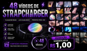 48 Vídeos Strapcharger-Conteúdo Viral para Reels/Shorts/TikT - Vídeos e Cortes Cortes Virais