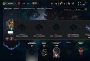 Unranked com TODOS os Champs e 112 Skins ( SUP / JG ) - League of Legends LOL