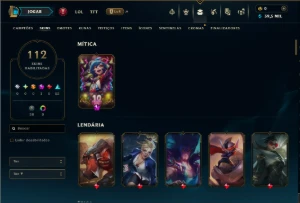 Unranked com TODOS os Champs e 112 Skins ( SUP / JG ) - League of Legends LOL