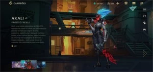 Conta de Wild Rift mono Akali - League of Legends: Wild Rift LOL WR