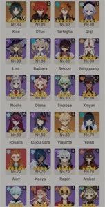 AR 59, 14 ARMAS T5, MUITOS PERSONAGENS - Genshin Impact