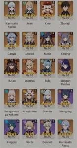 AR 59, 14 ARMAS T5, MUITOS PERSONAGENS - Genshin Impact
