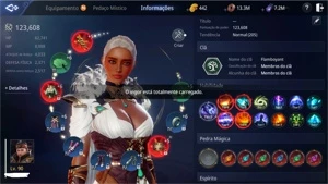VENDO CONTA MIR4 LVL 90 125K +4 PETS PRA ROLETAR O LENDARIO