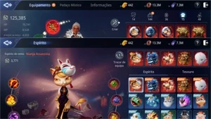 VENDO CONTA MIR4 LVL 90 125K +4 PETS PRA ROLETAR O LENDARIO