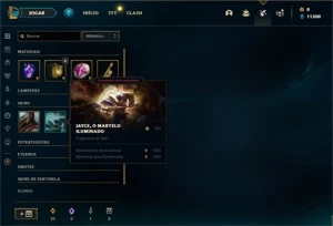 Conta bronze 1 com 25 Champs e 5 Skins + 2 Fragmentos - League of Legends LOL