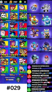 Contas de Brawl Star - #029n📅2020 - Brawl Stars