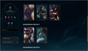 Conta SMURF Ouro 1 - League of Legends LOL