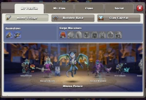 [MENOR PREÇO] CV18 Rushado - Bem encaminhado - com Skins - Clash of Clans