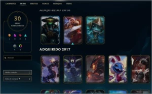 Prata 1  80 campeões - League of Legends LOL