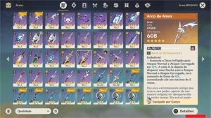 Vendo conta de Genshin AR59 no Server NA - Genshin Impact