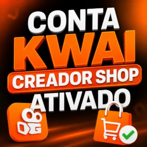 Kwai Criador Shop Com 3 Mil Seguidores - Redes Sociais
